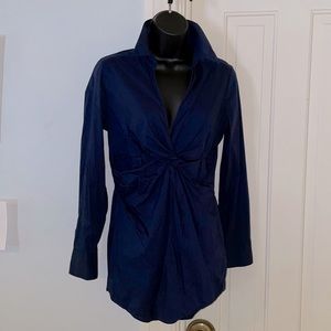 Soft Surroundings Knotted Front Shirt